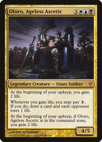 Oloro, Ageless Ascetic ESPAÑOL [Commander 2013]