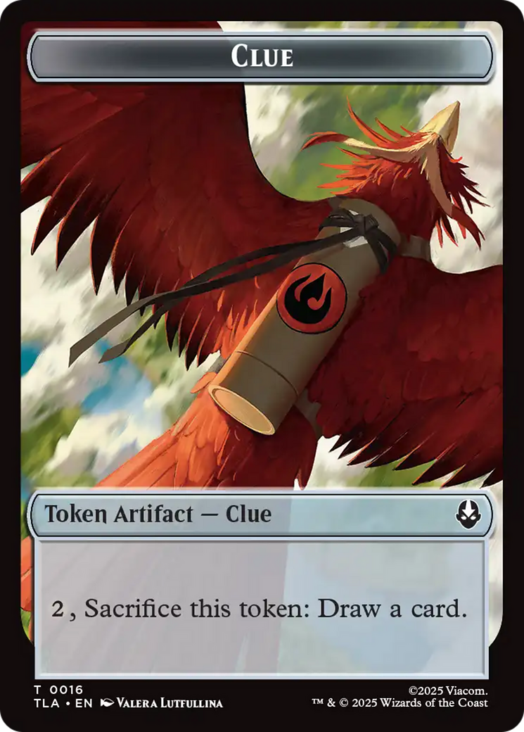 Copy (0001) // Clue (0016) Double-Sided Token [Avatar: The Last Airbender Tokens]