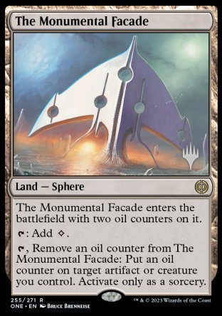 The Monumental Facade (Promo Pack) ESPAÑOL [Phyrexia: All Will Be One Promos]