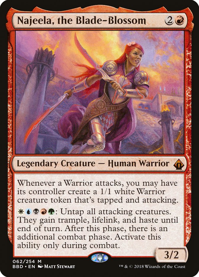 Najeela, the Blade-Blossom CHINESE [Battlebond]