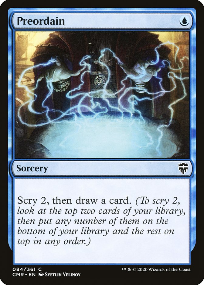 Preordain ESPAÑOL [Commander Legends]