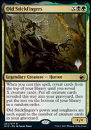 Old Stickfingers (Promo Pack) ESPAÑOL [Innistrad: Midnight Hunt Promos]