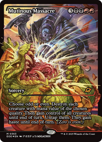 Mutinous Massacre (Showcase) JAPANESE [Edge of Eternities]