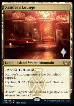 Xander's Lounge (Promo Pack) ESPAÑOL [Streets of New Capenna Promos]