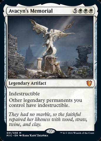 Avacyn's Memorial JAPANESE [Innistrad: Midnight Hunt Commander]