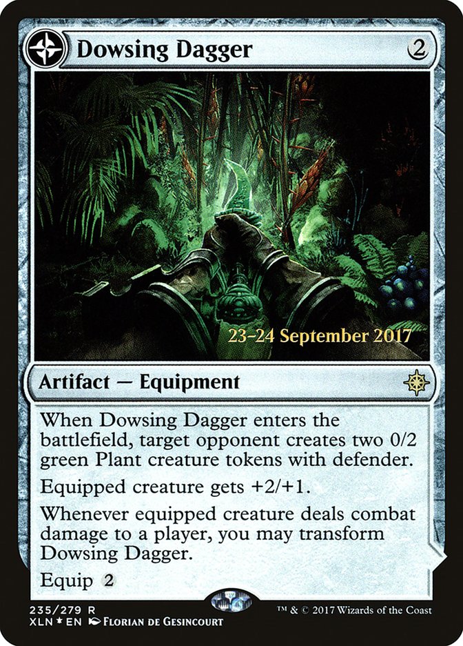 Dowsing Dagger // Lost Vale ESPAÑOL SEALED [Ixalan Prerelease Promos]