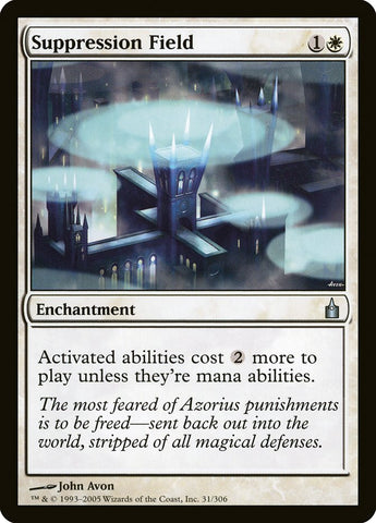 Suppression Field SIGNED [Ravnica: City of Guilds]