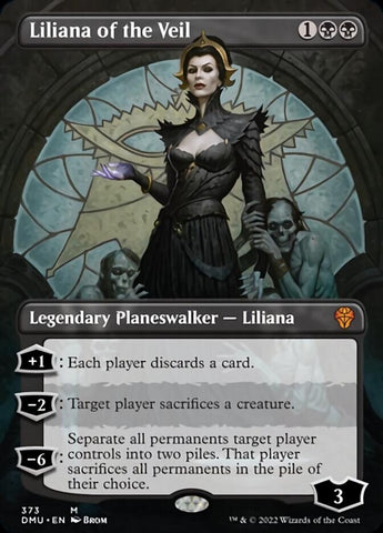 Liliana of the Veil (Borderless) JAPANESE [Dominaria United]
