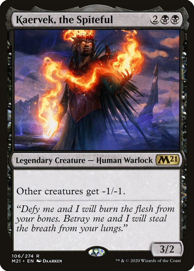 Kaervek, the Spiteful ESPAÑOL [Core Set 2021]