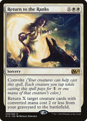 Return to the Ranks ESPAÑOL [Magic 2015]