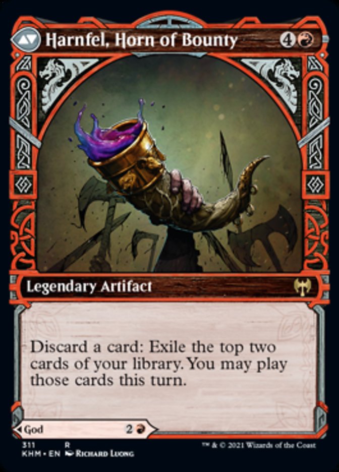Birgi, God of Storytelling // Harnfel, Horn of Bounty (Showcase) JAPANESE  [Kaldheim]