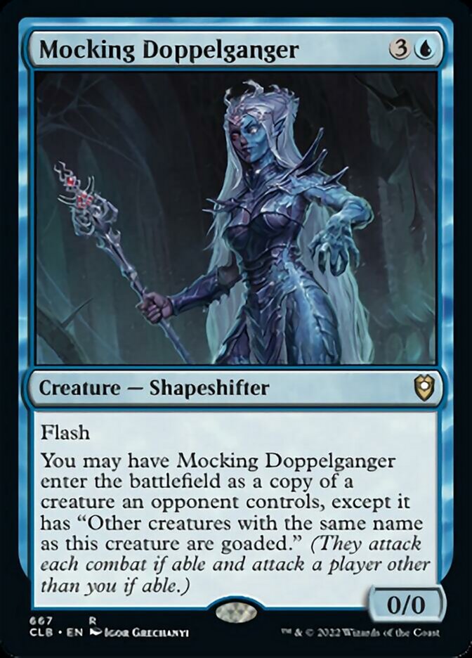 Mocking Doppelganger ESPAÑOL [Commander Legends: Battle for Baldur's Gate]