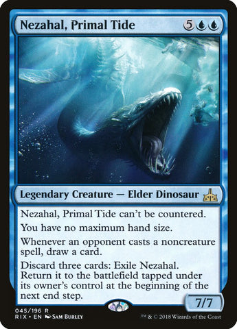 Nezahal, Primal Tide ESPAÑOL [Rivals of Ixalan]