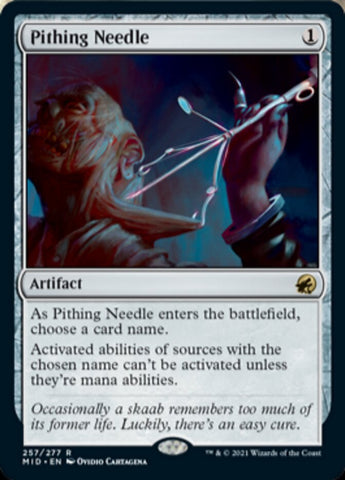 Pithing Needle ESPAÑOL [Innistrad: Midnight Hunt]
