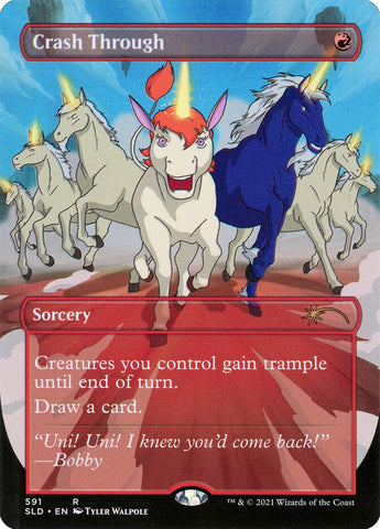 Crash Through (Borderless) SEALED [Secret Lair Drop Promos]