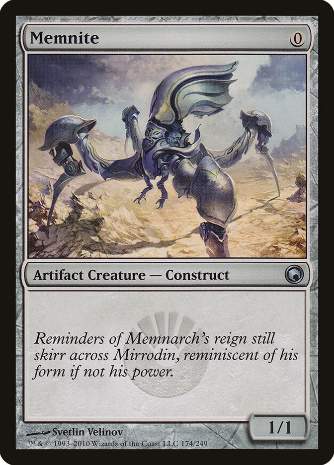 Memnite SIGNED [Scars of Mirrodin]