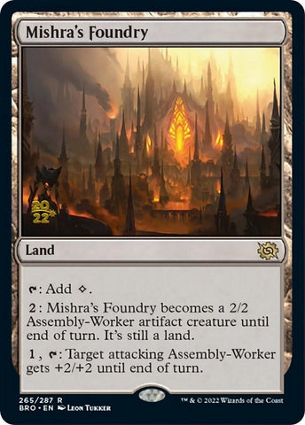 Mishra's Foundry ESPAÑOL [The Brothers' War: Prerelease Promos]