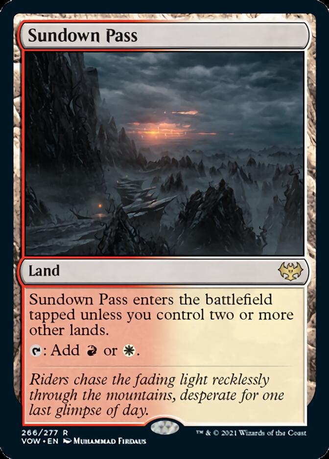 Sundown Pass ESPAÑOL [Innistrad: Crimson Vow]