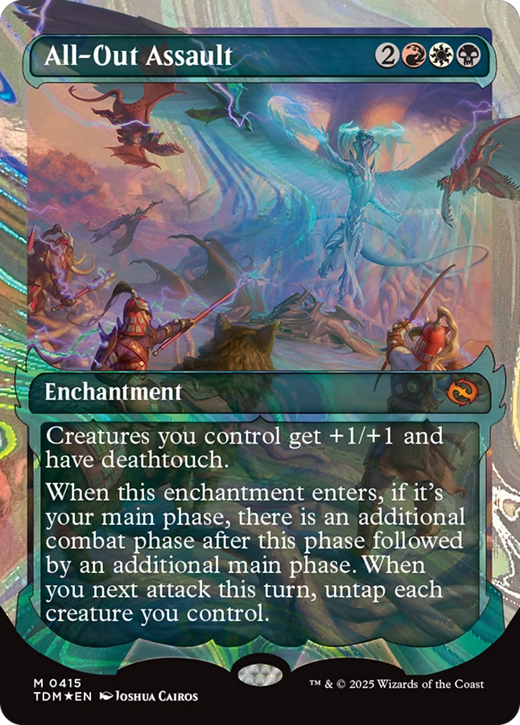 All-Out Assault (Showcase) (Halo Foil) JAPANESE [Tarkir: Dragonstorm]