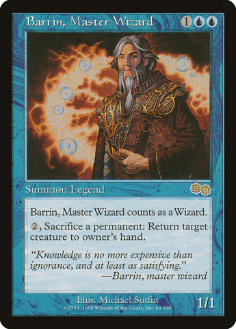 Barrin, Master Wizard JAPANESE [Urza's Saga]