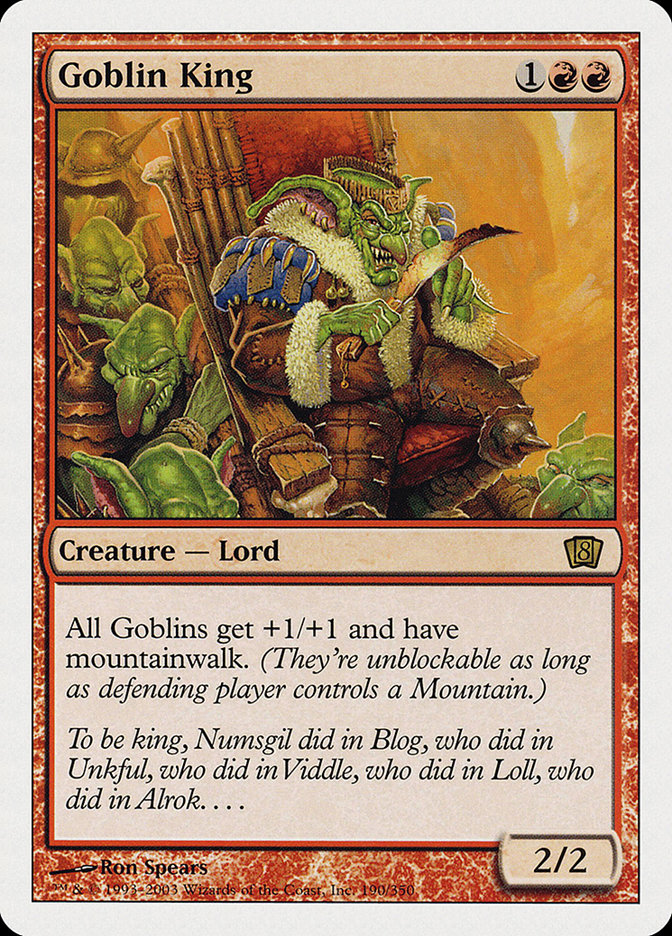Goblin King ESPAÑOL [Eighth Edition]