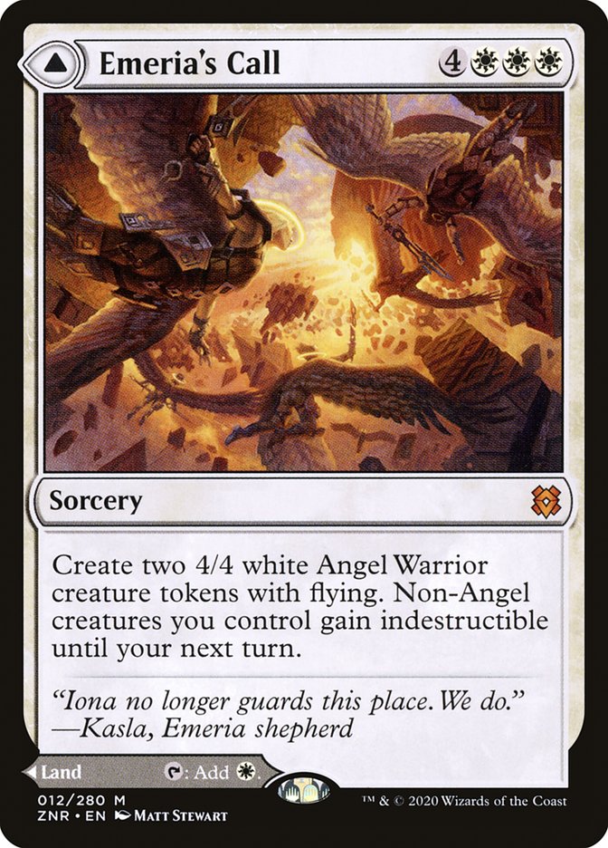 Emeria's Call // Emeria, Shattered Skyclave ESPAÑOL [Zendikar Rising]