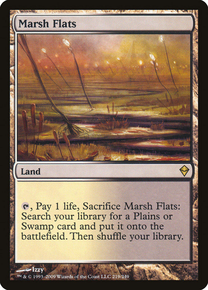 Marsh Flats CHINESE [Zendikar]