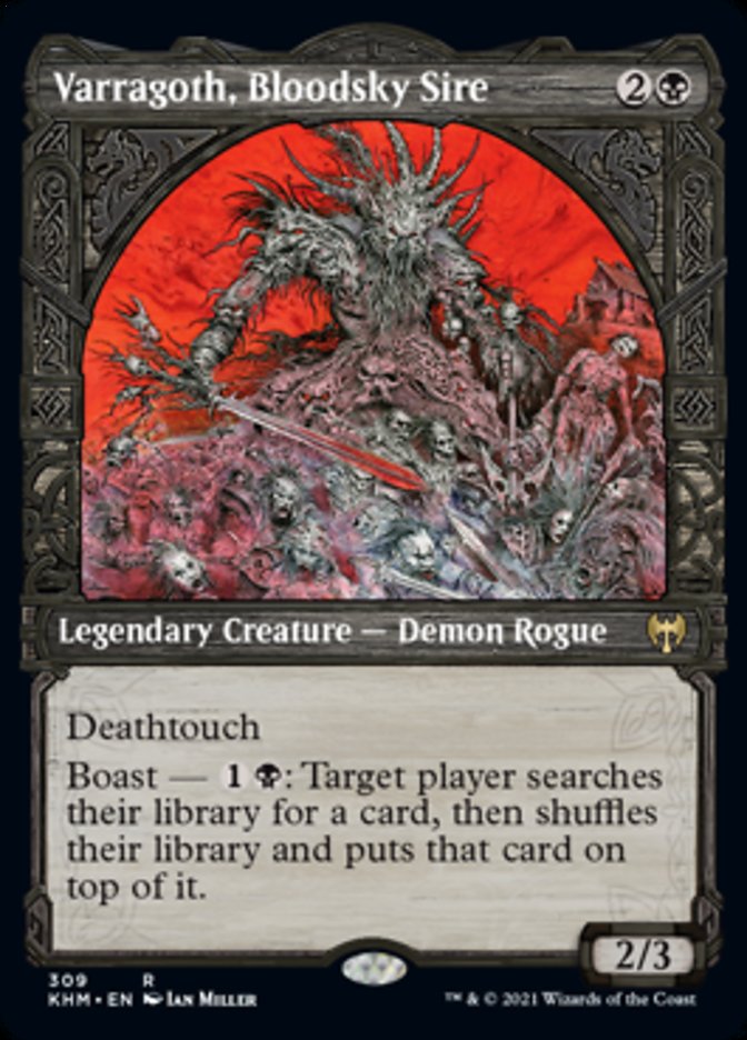 Varragoth, Bloodsky Sire (Showcase) ESPAÑOL [Kaldheim]
