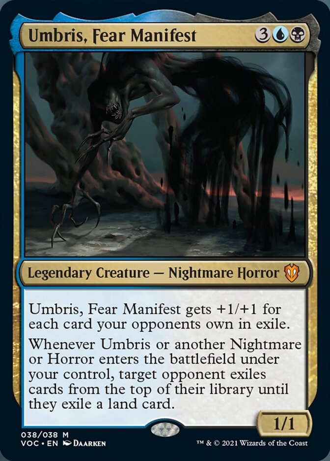 Umbris, Fear Manifest ESPAÑOL [Innistrad: Crimson Vow Commander]