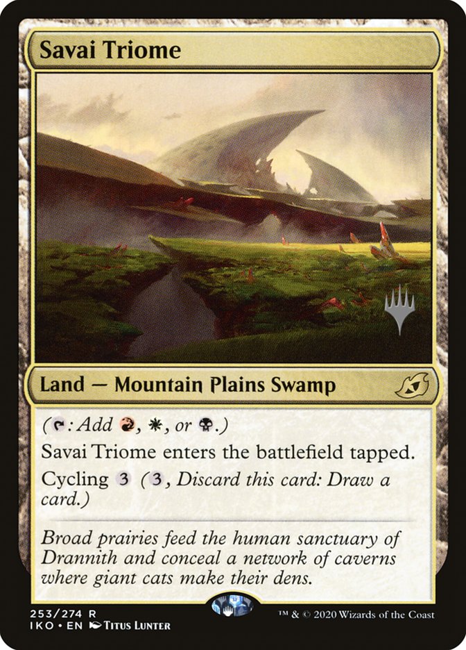 Savai Triome (Promo Pack) ESPAÑOL [Ikoria: Lair of Behemoths Promos]