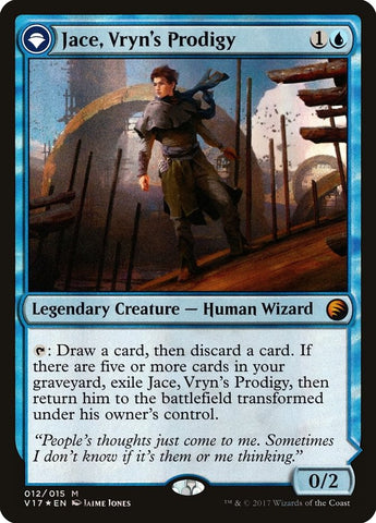 Jace, Vryn's Prodigy // Jace, Telepath Unbound MISCUT [From the Vault: Transform]