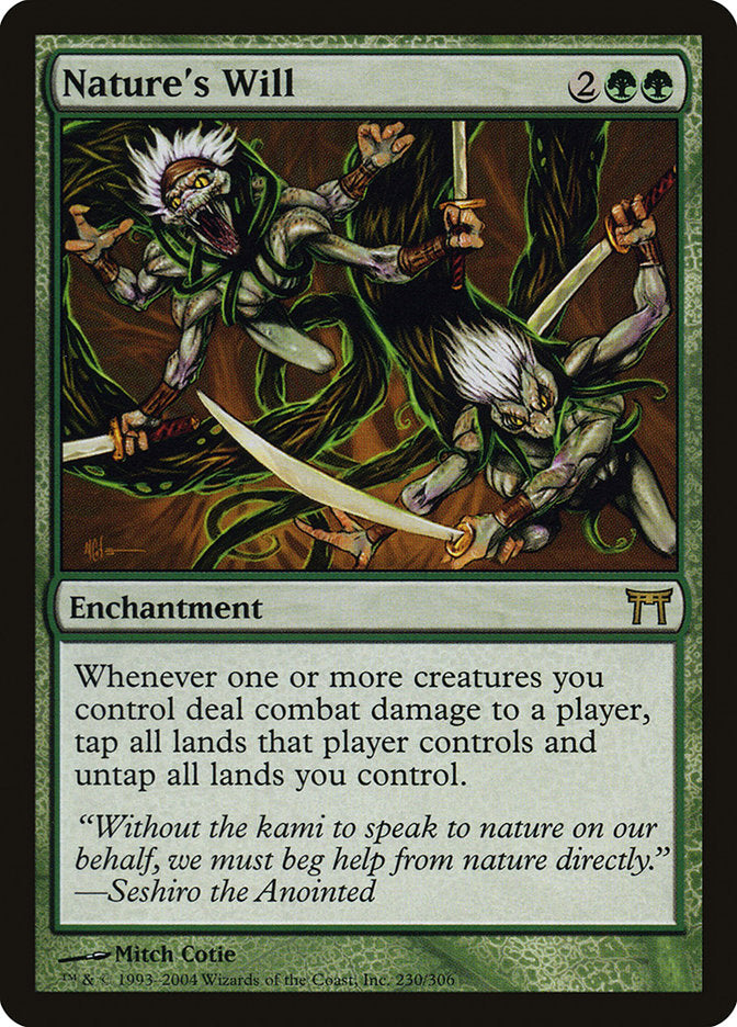 Nature's Will ESPAÑOL [Champions of Kamigawa]
