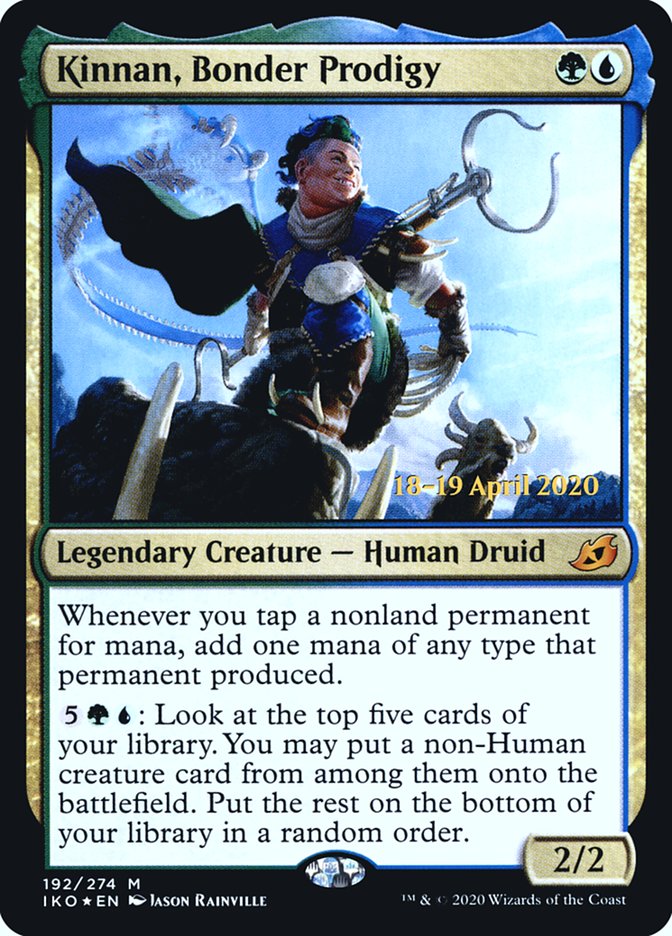 Kinnan, Bonder Prodigy ESPAÑOL [Ikoria: Lair of Behemoths Prerelease Promos]