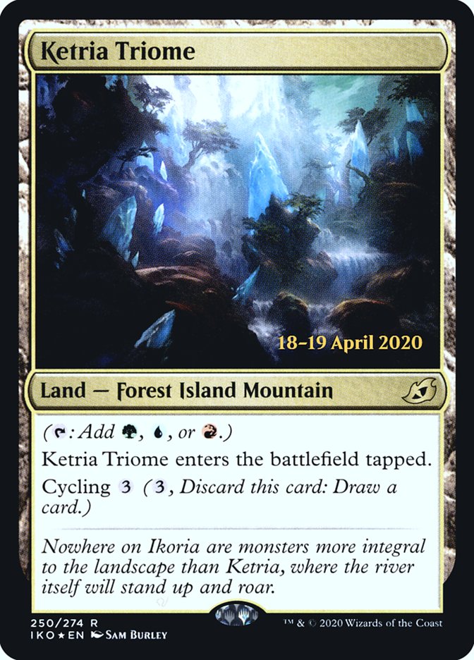 Ketria Triome ESPAÑOL [Ikoria: Lair of Behemoths Prerelease Promos]