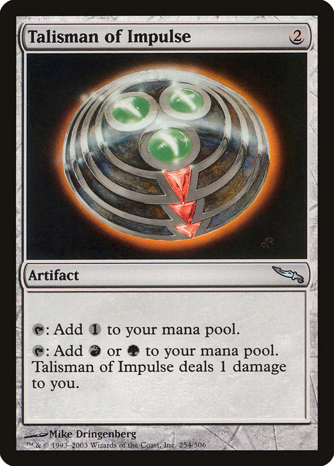 Talisman of Impulse ESPAÑOL [Mirrodin]