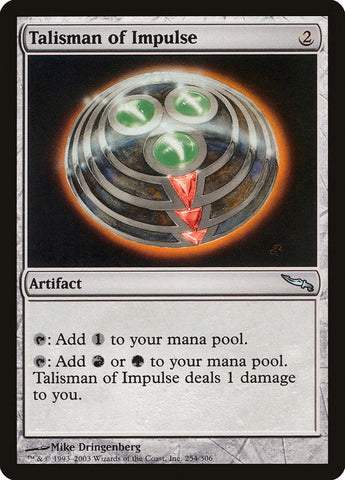 Talisman of Impulse ESPAÑOL [Mirrodin]