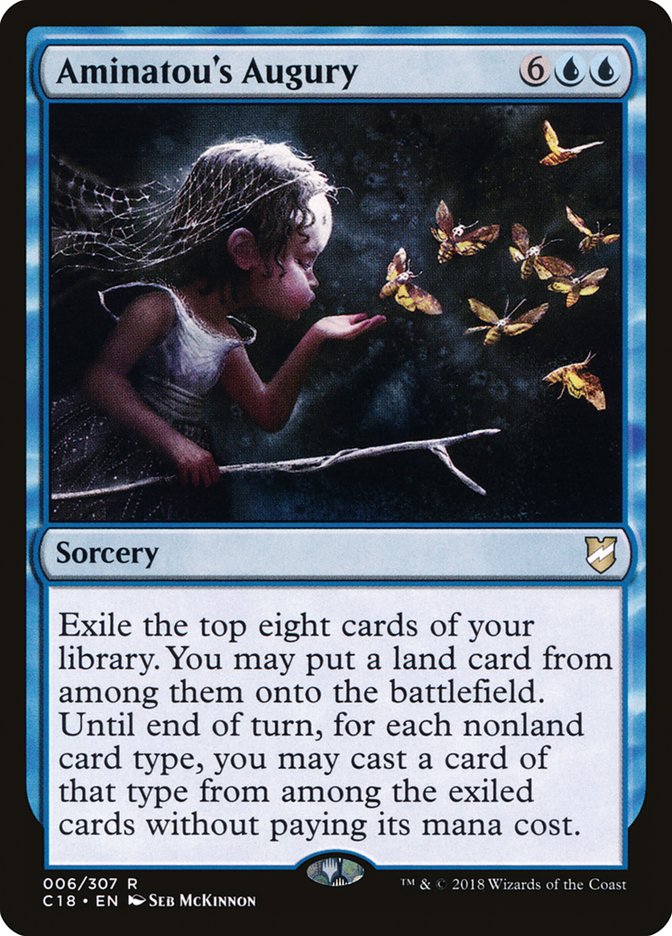 Aminatou's Augury JAPANESE [Commander 2018]