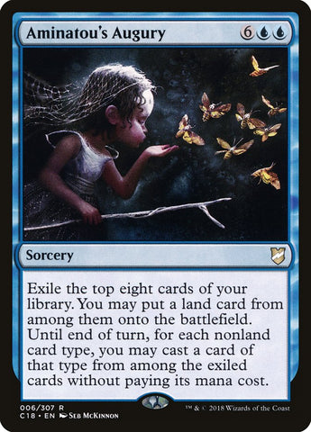 Aminatou's Augury JAPANESE [Commander 2018]