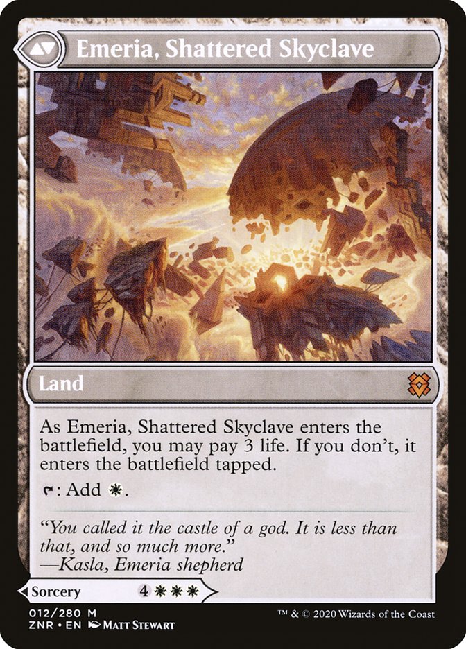 Emeria's Call // Emeria, Shattered Skyclave ESPAÑOL [Zendikar Rising]