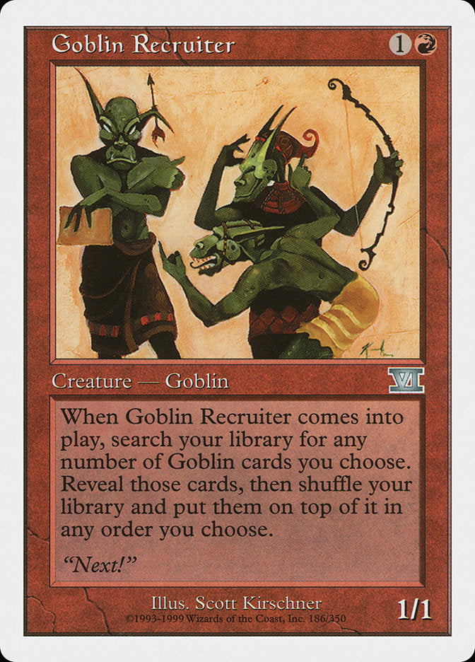 Goblin Recruiter ESPAÑOL [Classic Sixth Edition]