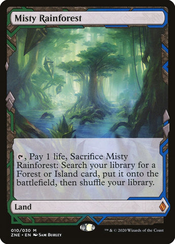 Misty Rainforest (Expeditions) JAPANESE [Zendikar Rising Expeditions]