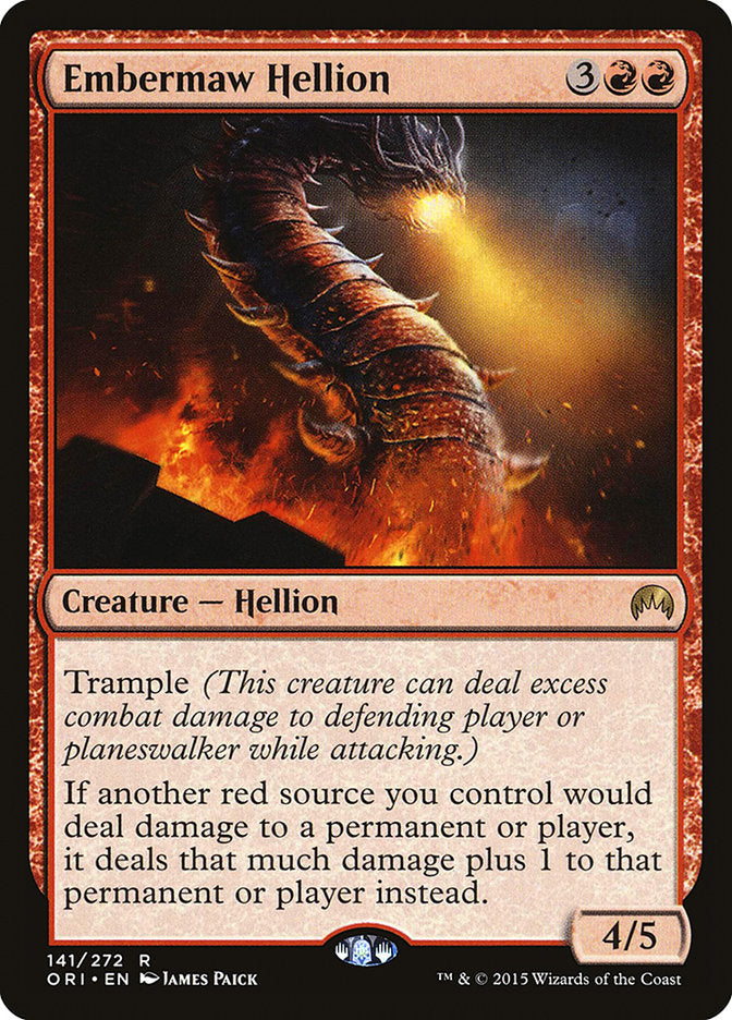 Embermaw Hellion ESPAÑOL [Magic Origins]
