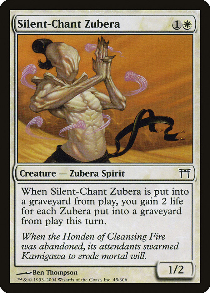 Silent-Chant Zubera ESPAÑOL SIGNED [Champions of Kamigawa]