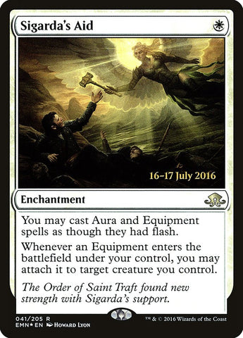 Sigarda's Aid RUSSIAN  [Eldritch Moon Prerelease Promos]