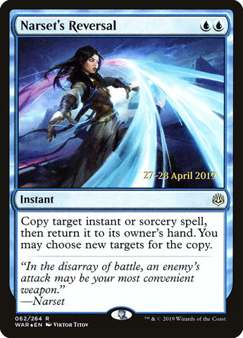 Narset's Reversal ESPAÑOL [War of the Spark Prerelease Promos]