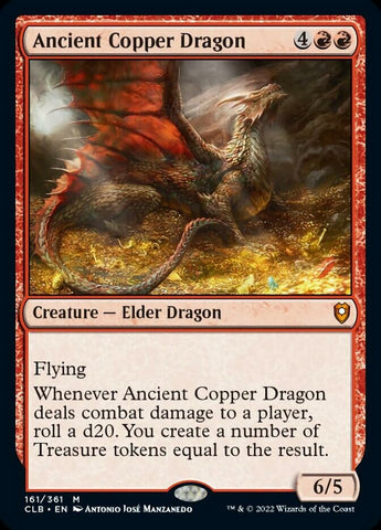 Ancient Copper Dragon ESPAÑOL [Commander Legends: Battle for Baldur's Gate]