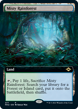 Misty Rainforest (Extended Art) JAPANESE [Modern Horizons 2]