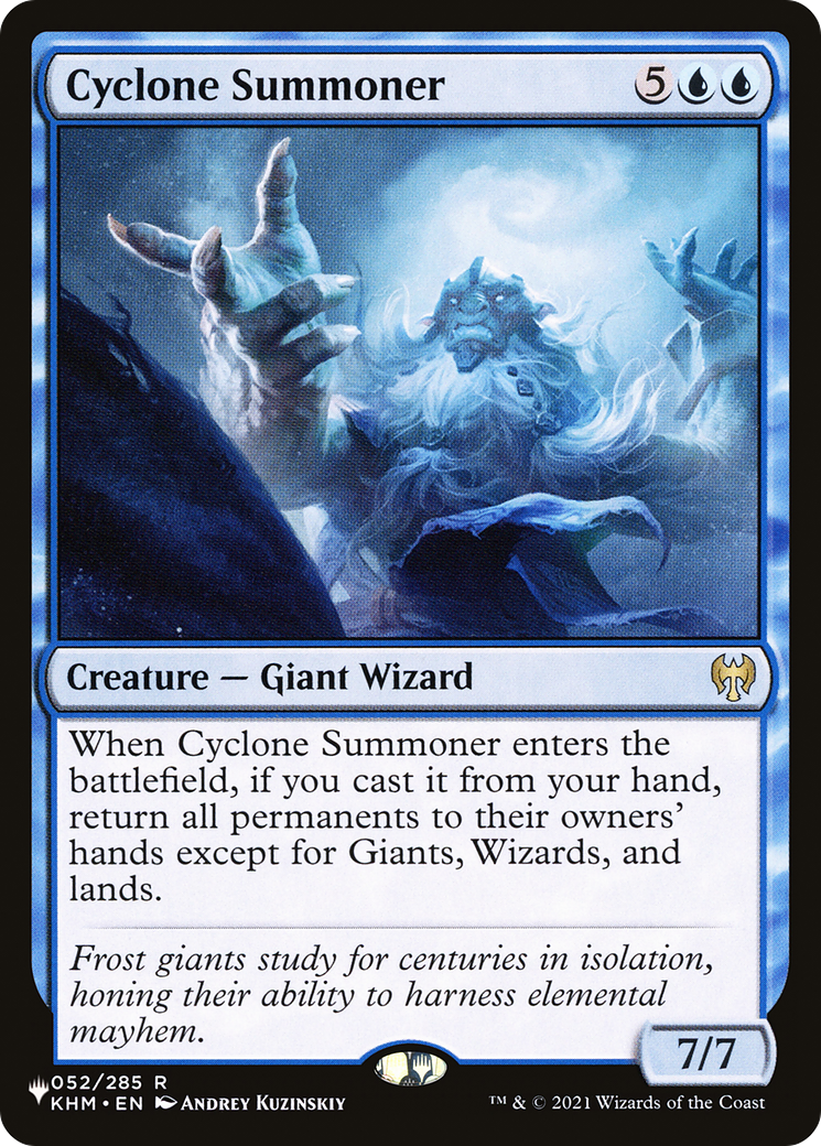 Cyclone Summoner [The List]