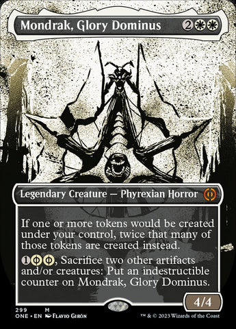 Mondrak, Glory Dominus (Borderless Ichor) ESPAÑOL  [Phyrexia: All Will Be One]