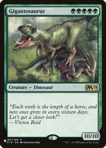 Gigantosaurus JAPANESE [The List]